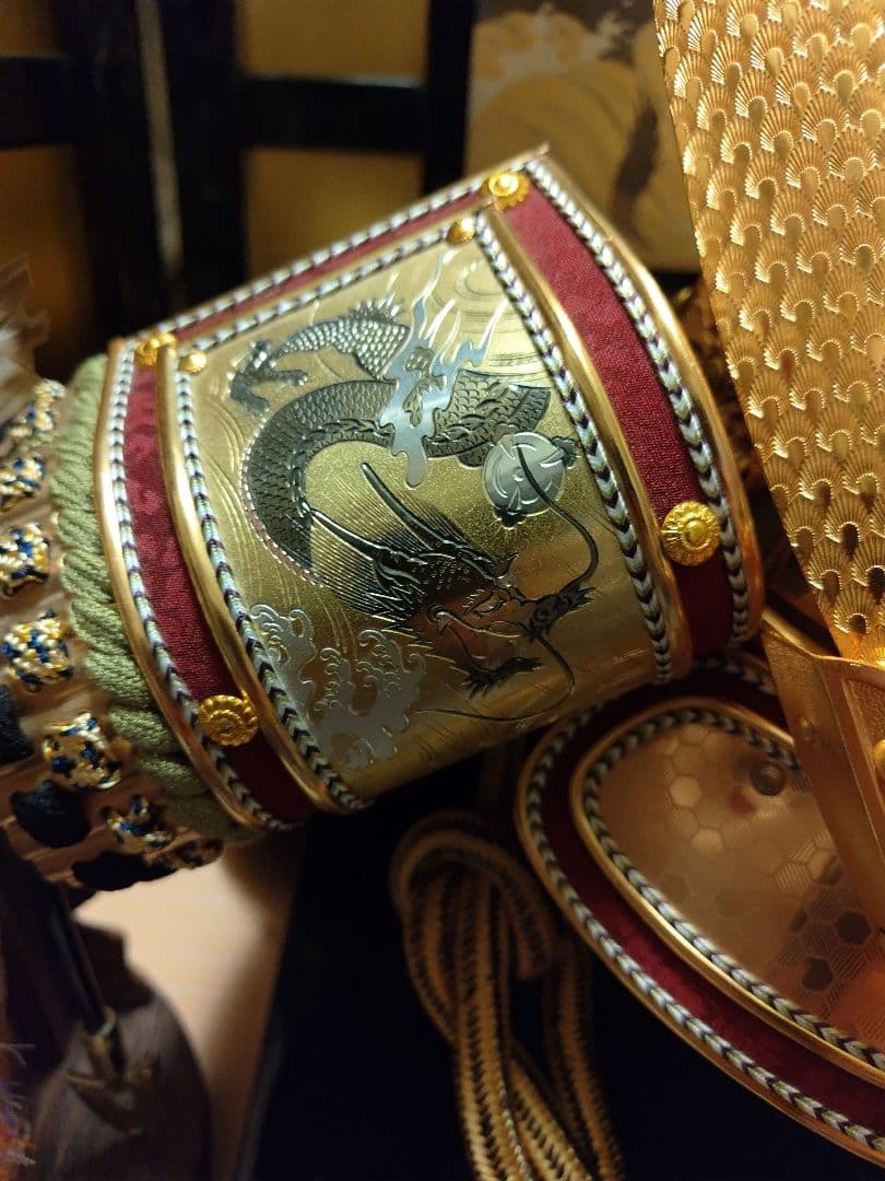 五月人形☆兜飾り☆龍道作