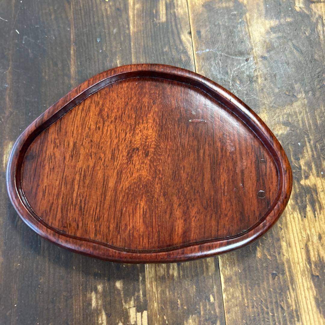 書道 硯 梅花坑水盂椿型 美術品 芸術品 骨董品 工芸品