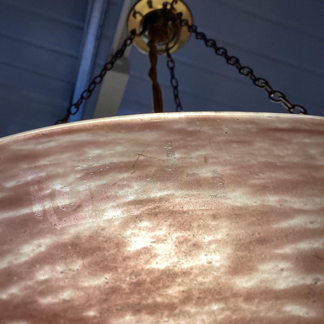 アールヌーボーの吊り下げ式ランプ