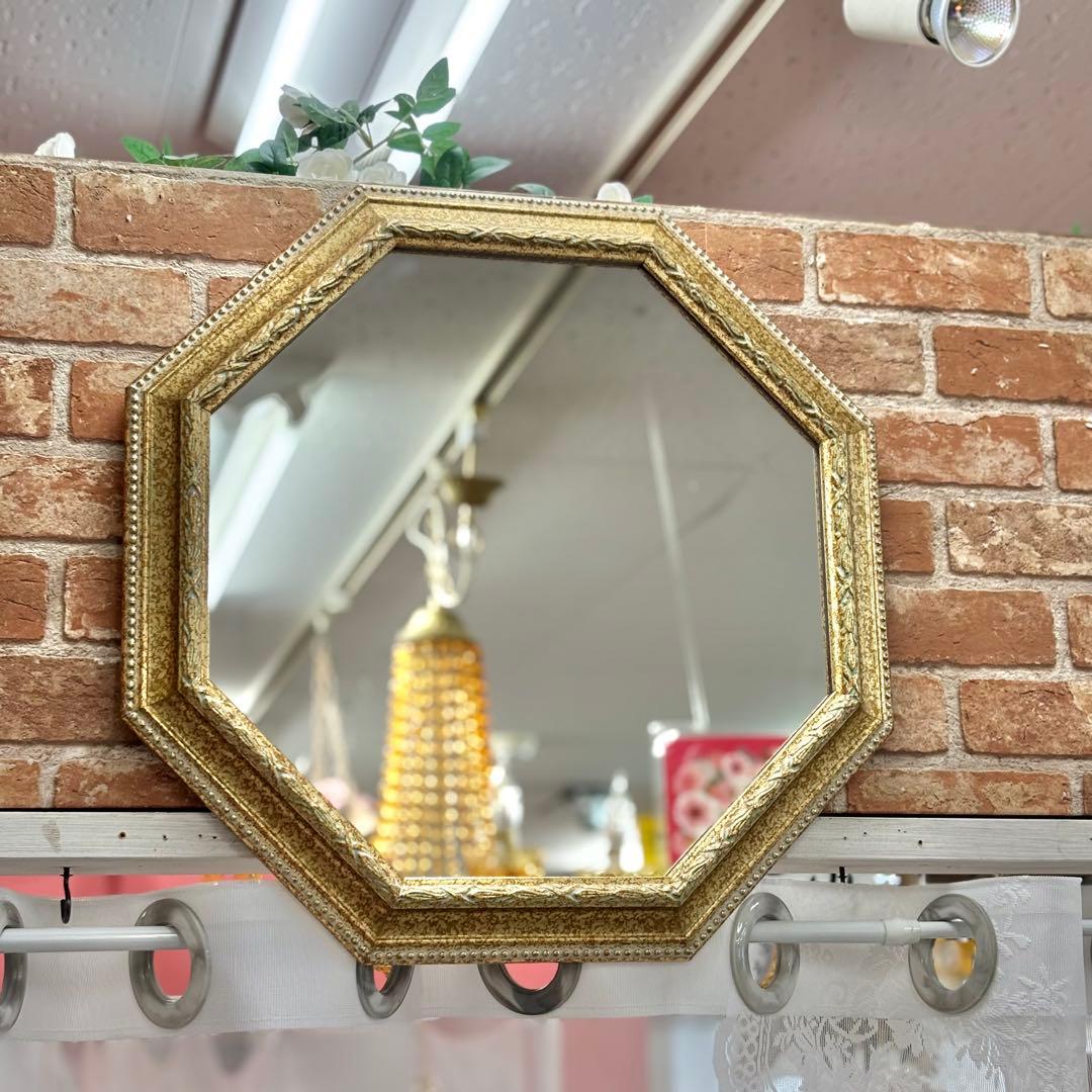 八角形開運ミラー　イタリア製