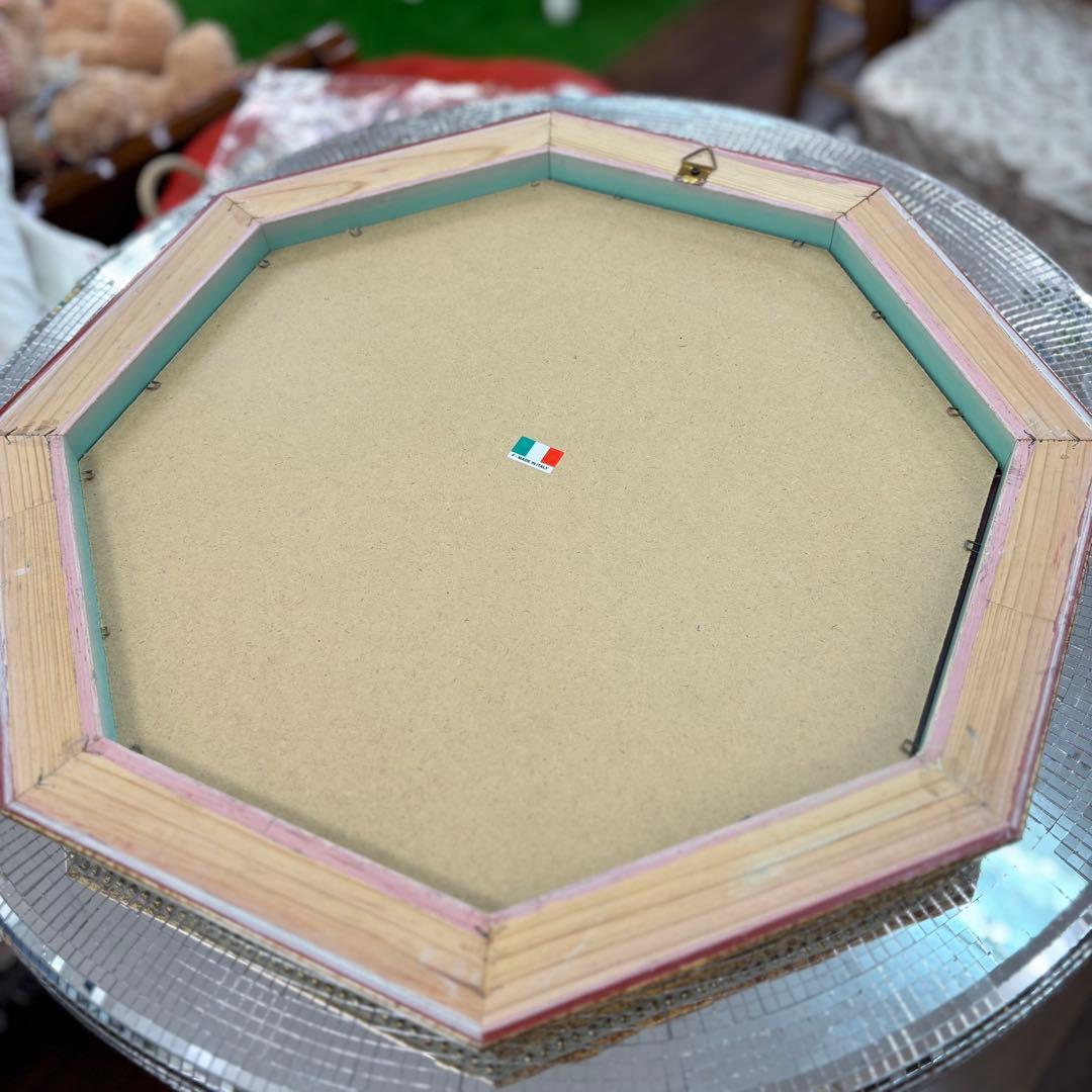 八角形開運ミラー　イタリア製