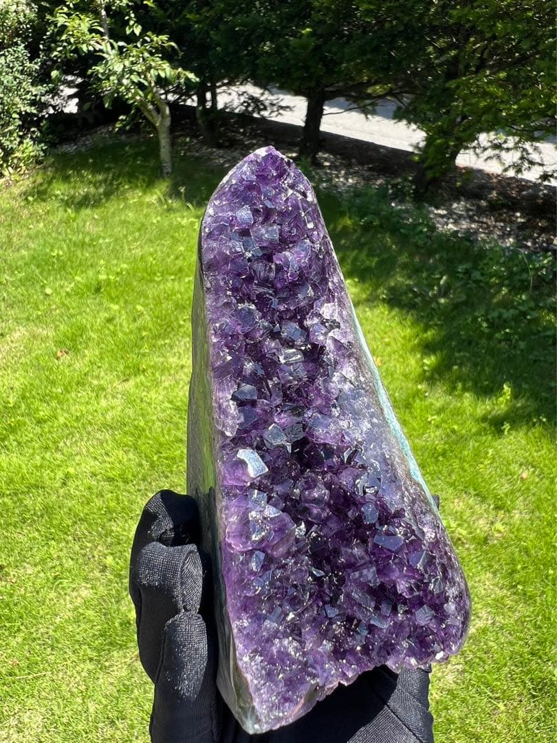 A727 高品質アメジストドーム クラスター ウルグアイ産 パワーストーン