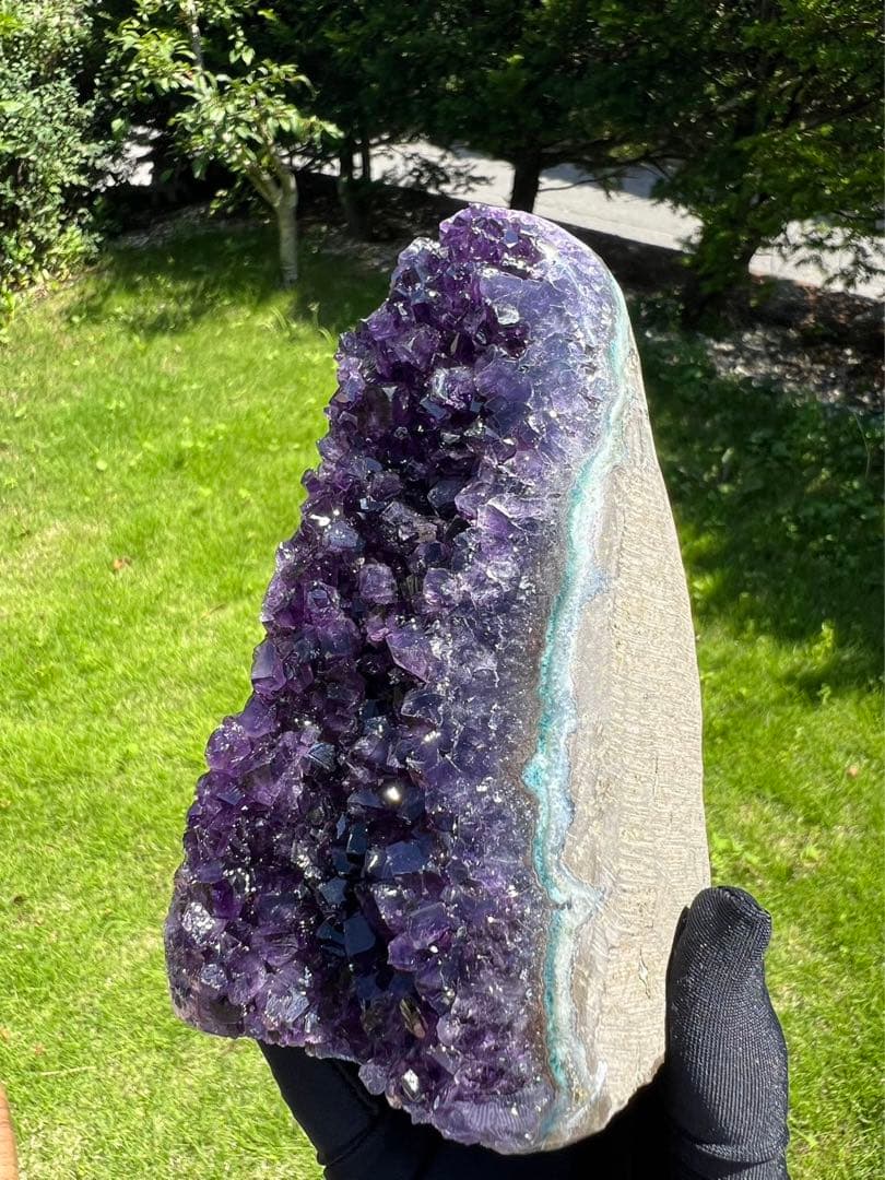 A727 高品質アメジストドーム クラスター ウルグアイ産 パワーストーン