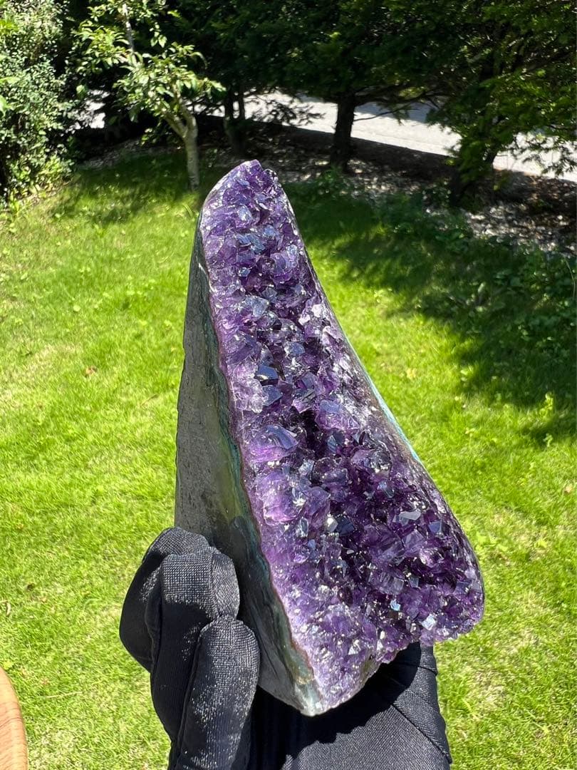 A727 高品質アメジストドーム クラスター ウルグアイ産 パワーストーン