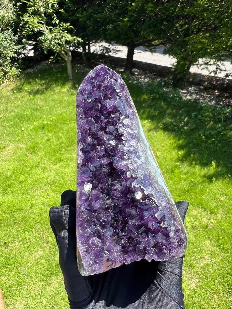 A727 高品質アメジストドーム クラスター ウルグアイ産 パワーストーン