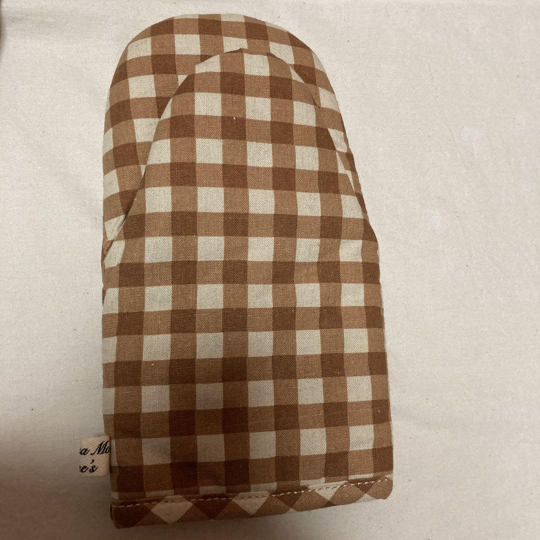 サマンサモスモス  's ミトン　エプロン　チェック柄