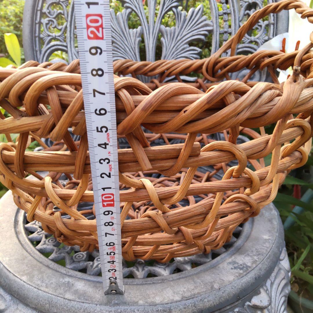 籐バスケット♥5点商品】ラタンかご大円柱形籠ワイヤーカゴ観葉植物鉢