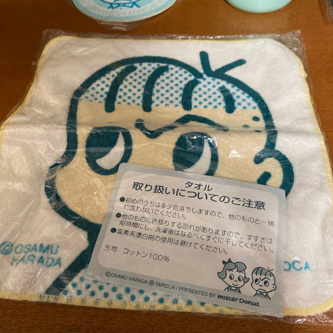 ミスタードーナツ オサムグッズ ランチボックス&ドリンクボトル＋小物5