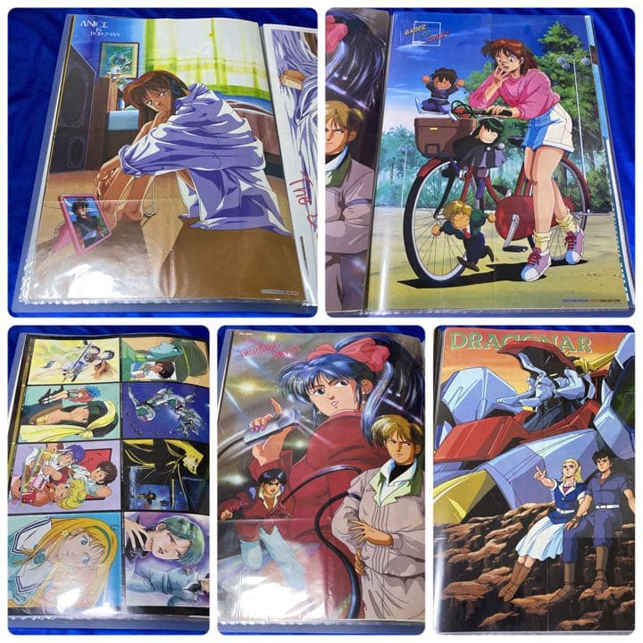 1990年代〜 アニメ 雑誌付録ポスター B2ファイルまるごと 60枚程度