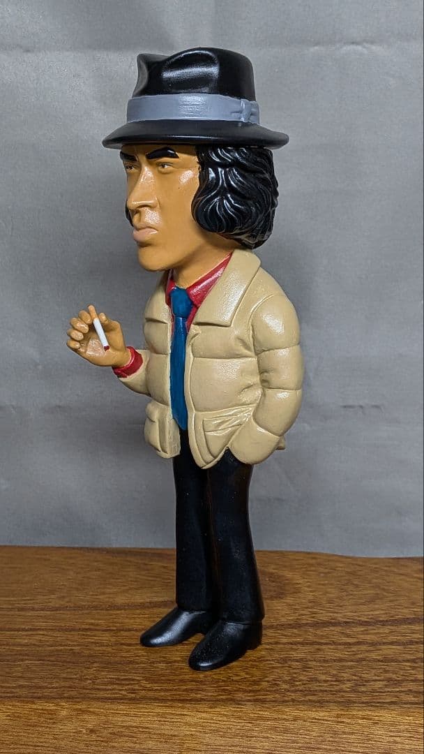 松田優作　ソフビ　フィギュア　探偵物語　工藤ちゃん　サングラス付　塗装済みその2