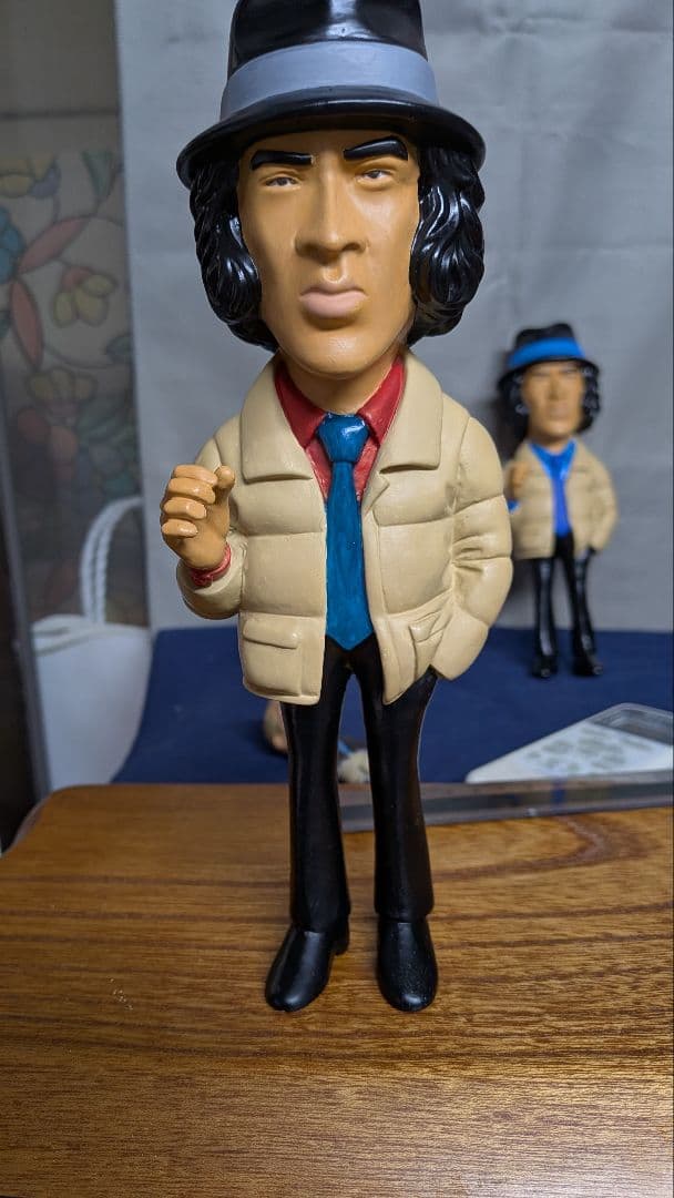 松田優作　ソフビ　フィギュア　探偵物語　工藤ちゃん　サングラス付　塗装済みその2