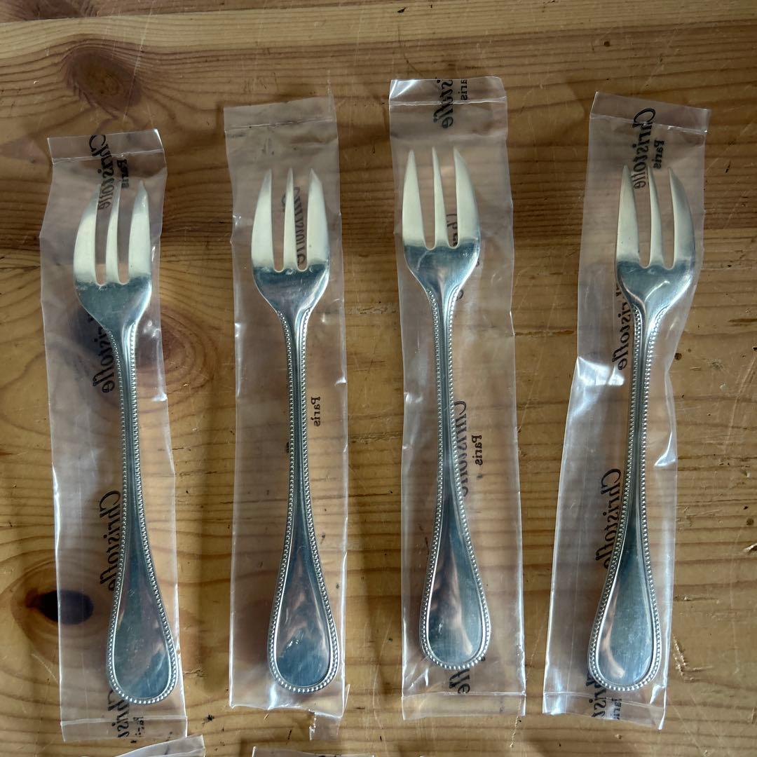 未使用品 クリストフル　フォーク　スプーン　計8本