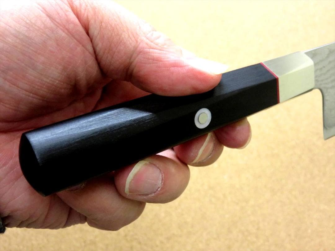 関の刃物 菜切り包丁 165mm 三昧 ハイブリッド スプラッシュ ダマスカス
