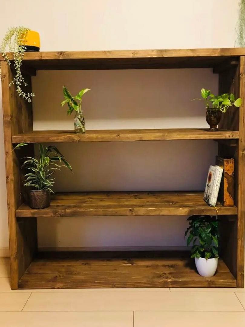 大きな本棚　食器棚　ブックシェルフ　キッチンラック　オープンラック　雑貨棚