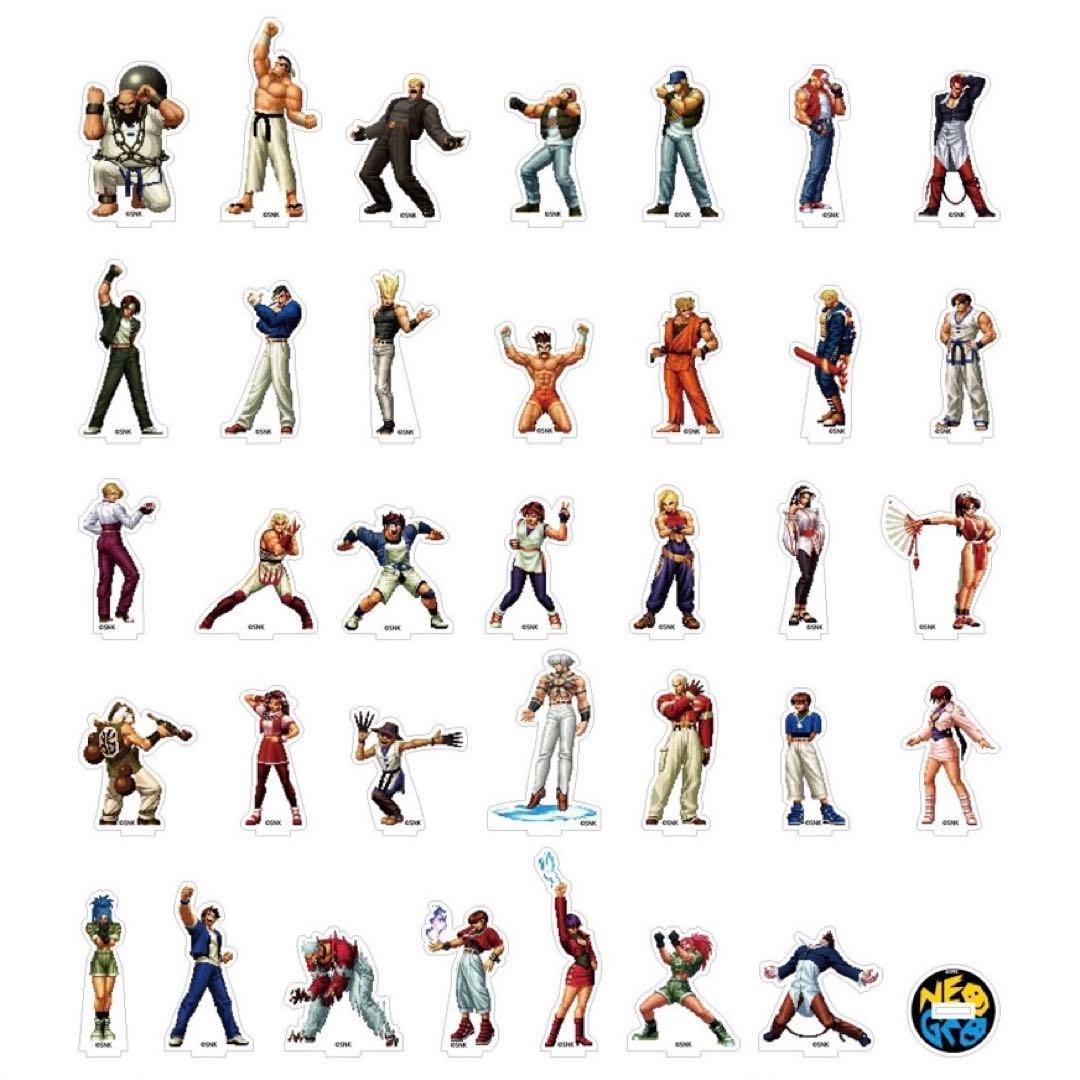 KOF'97 PIXELアクリルスタンド 勝利 コンプBOX全35種 KOF97