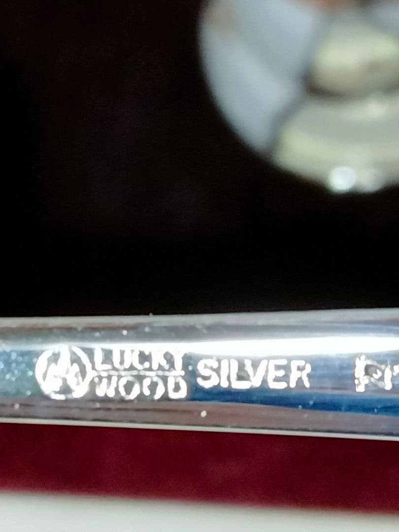 ラッキーウッド LUCKY WOOD スプーンセット 2本 SILVER 950