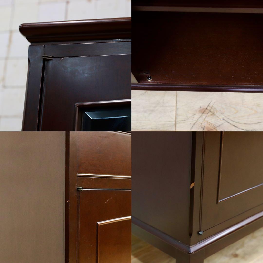 GMHO68○メープル不二家 食器棚 カップボード キャビネット クラシック