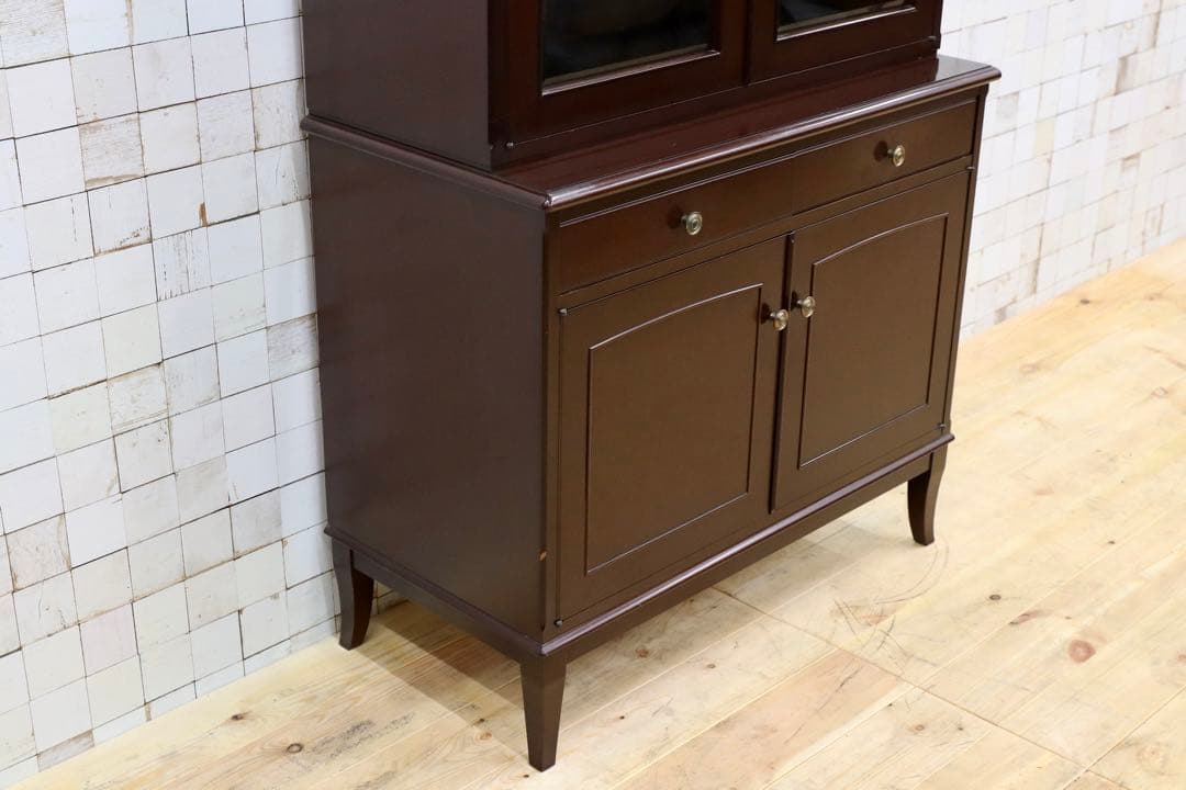 GMHO68○メープル不二家 食器棚 カップボード キャビネット クラシック