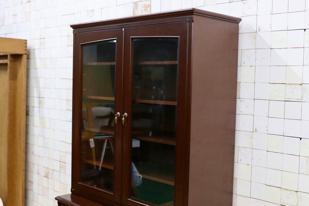 GMHO68○メープル不二家 食器棚 カップボード キャビネット クラシック