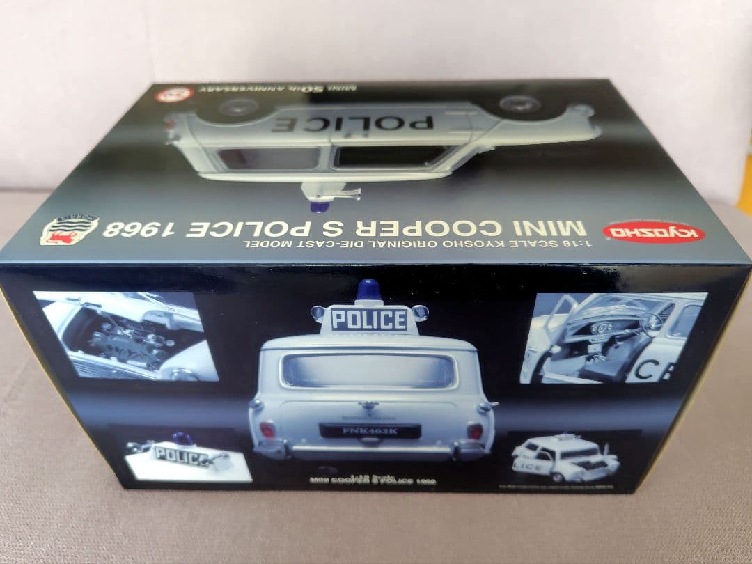 京商1/18 MINI COOPER S POLICE 1968