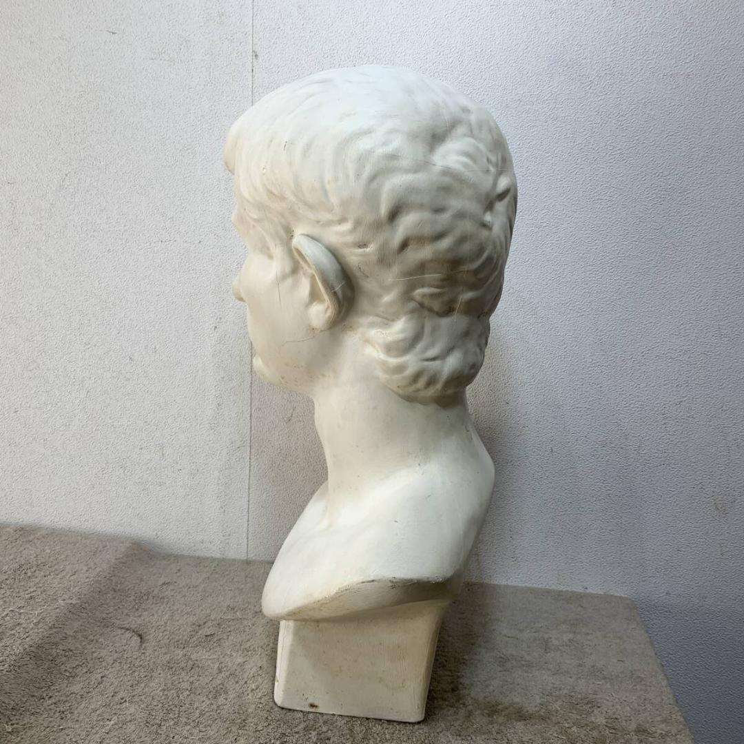 石膏像　ブルータス　デッサン用　美術　首像　置物　XZ4034