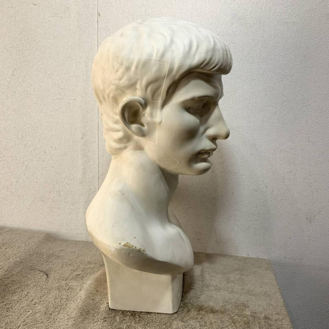 石膏像　ブルータス　デッサン用　美術　首像　置物　XZ4034