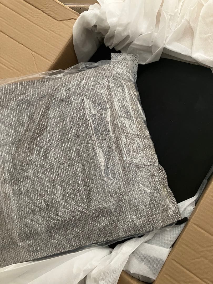 スタイル自由カバーリングコーナーカウチソファ　オットマン付き　グレーファブリック