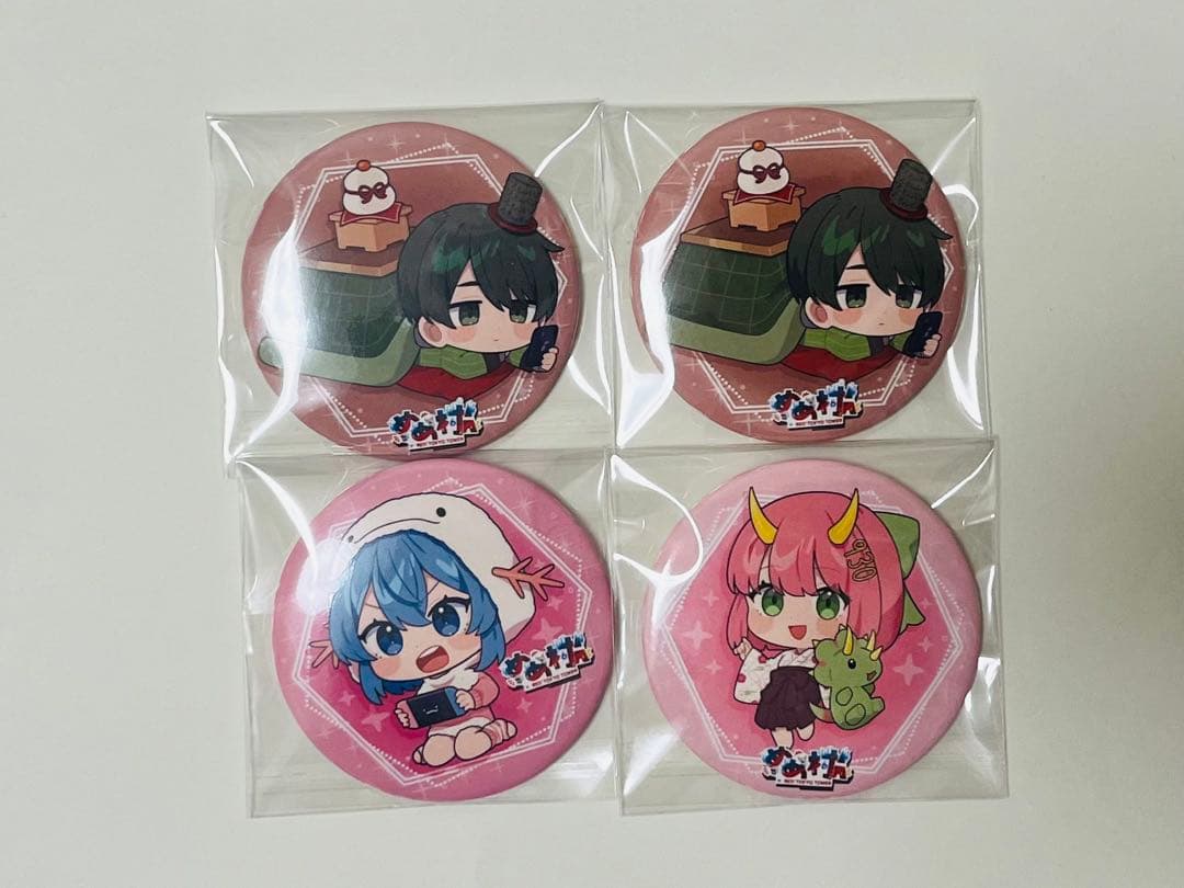 めめ村 RED ポップアップ 缶バッジ 缶バ iemon ウパパロン ぐさお