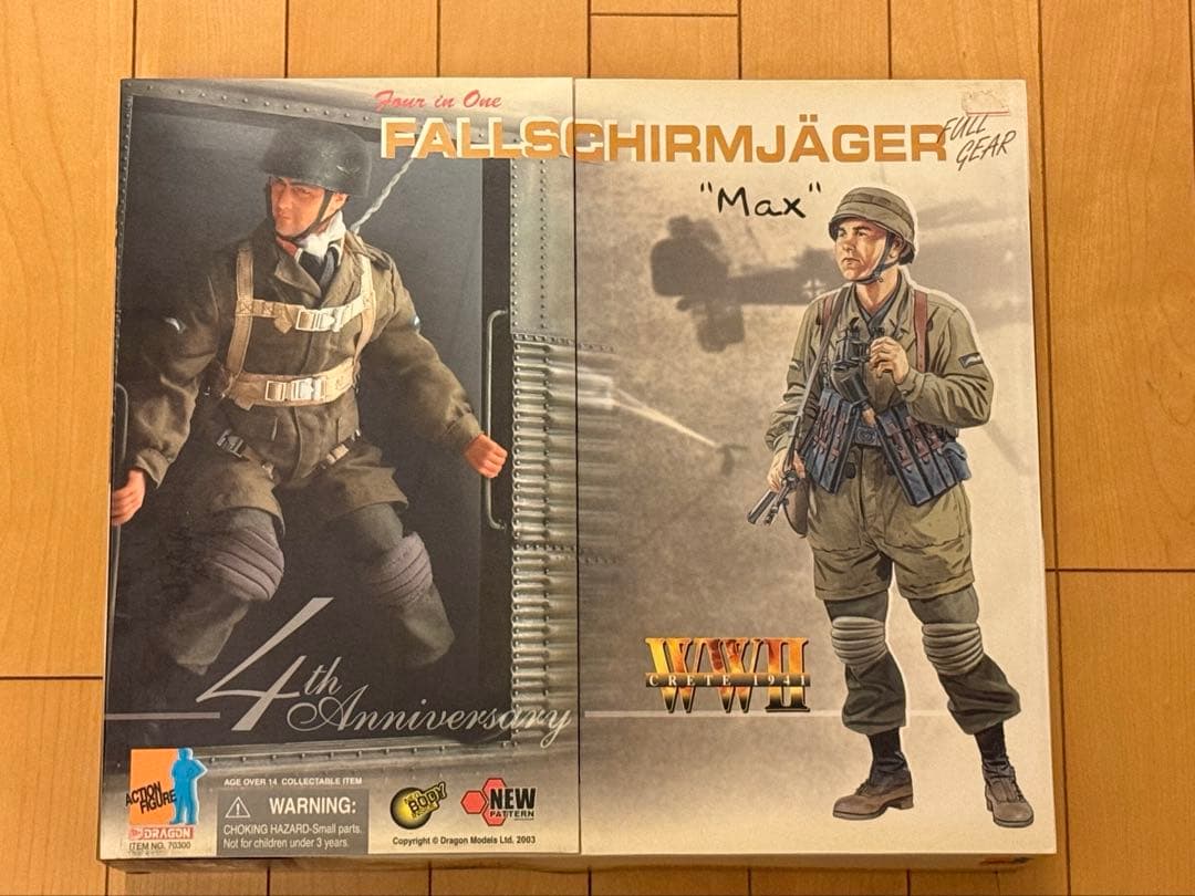 ドラゴンモデルズ　1/6WW2ドイツ軍降下猟兵フィギュア　ジオラマ付き