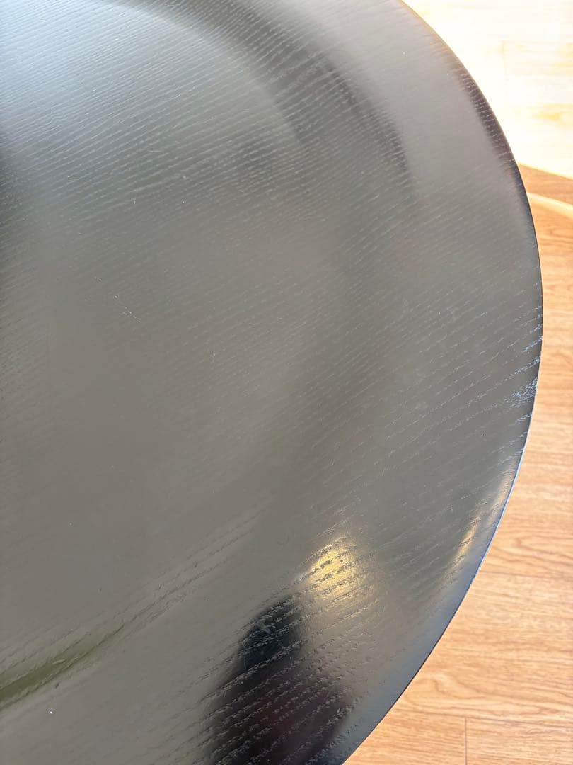 【名作】イームズ プライウッドコーヒーテーブル メタルベース CTM エボニー