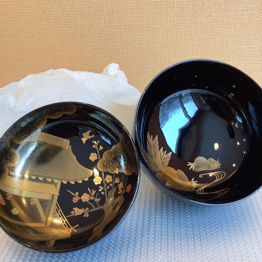 輪島塗　煮物椀