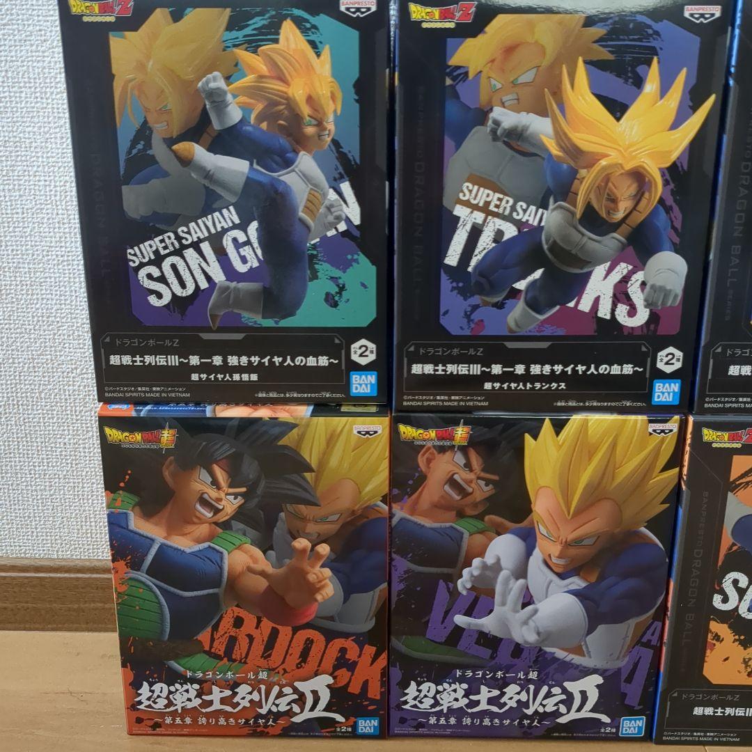 未開封品　ドラゴンボールフィギュア　超戦士列伝5セット10体まとめ売り