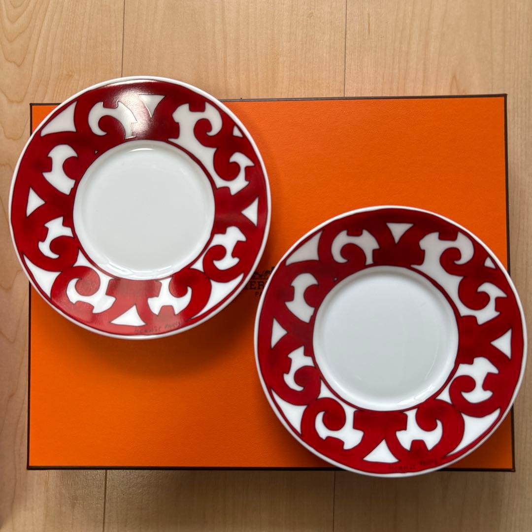 ⭐︎新品未使用⭐︎エルメス ガダルキヴィール カップ&ソーサー 2脚