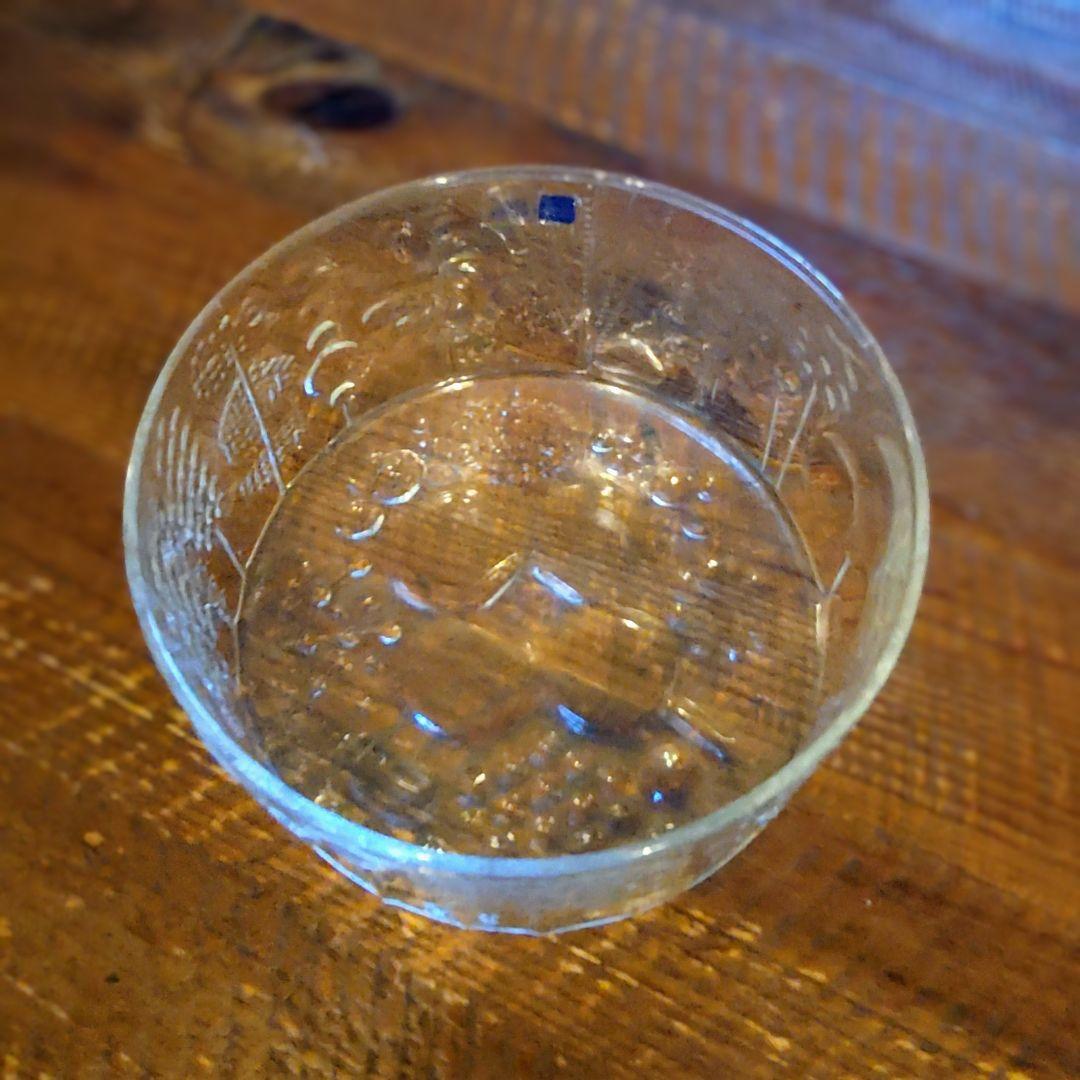 ヴィンテージ ヌータヤルヴィ フローラ ボウル 15cm クリア ガラス食器