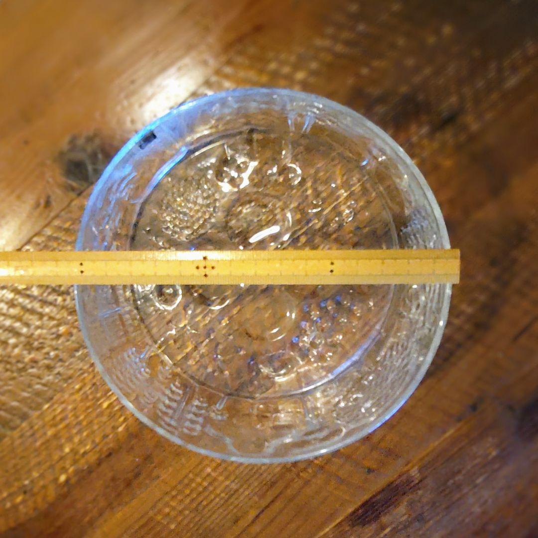 ヴィンテージ ヌータヤルヴィ フローラ ボウル 15cm クリア ガラス食器