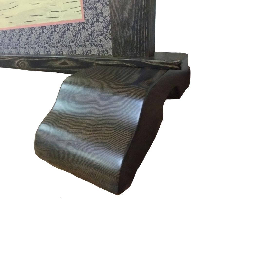 衝立 アンティーク 訳あり 和風 金砂子山水画 19番【たのメル便 対応商品】