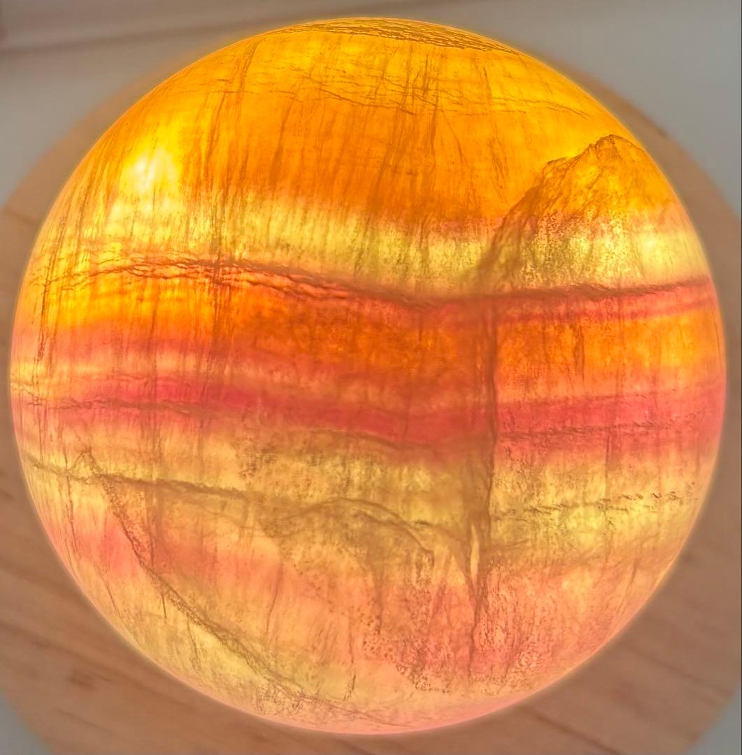 【天然石】スフィア　レインボー　フローライト⑥