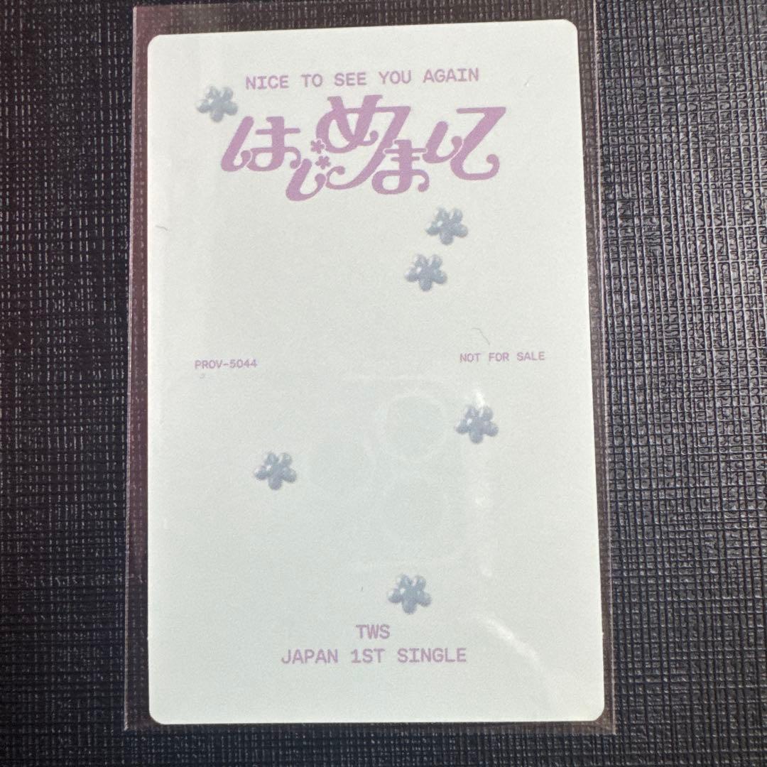 TWS はじめまして シニュ ギョンミン weverse盤 ユニットトレカ - メルカリ