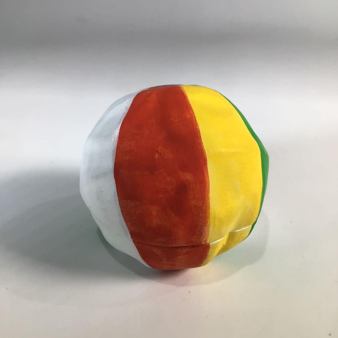 N609 香合 『北村雅耕造』『陶製』『紙風船香合』 共箱 茶道具