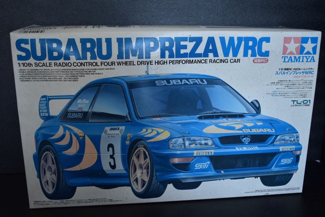 1/10 タミヤ TL-01 インプレッサ WRC GC8 4WD メカ付き