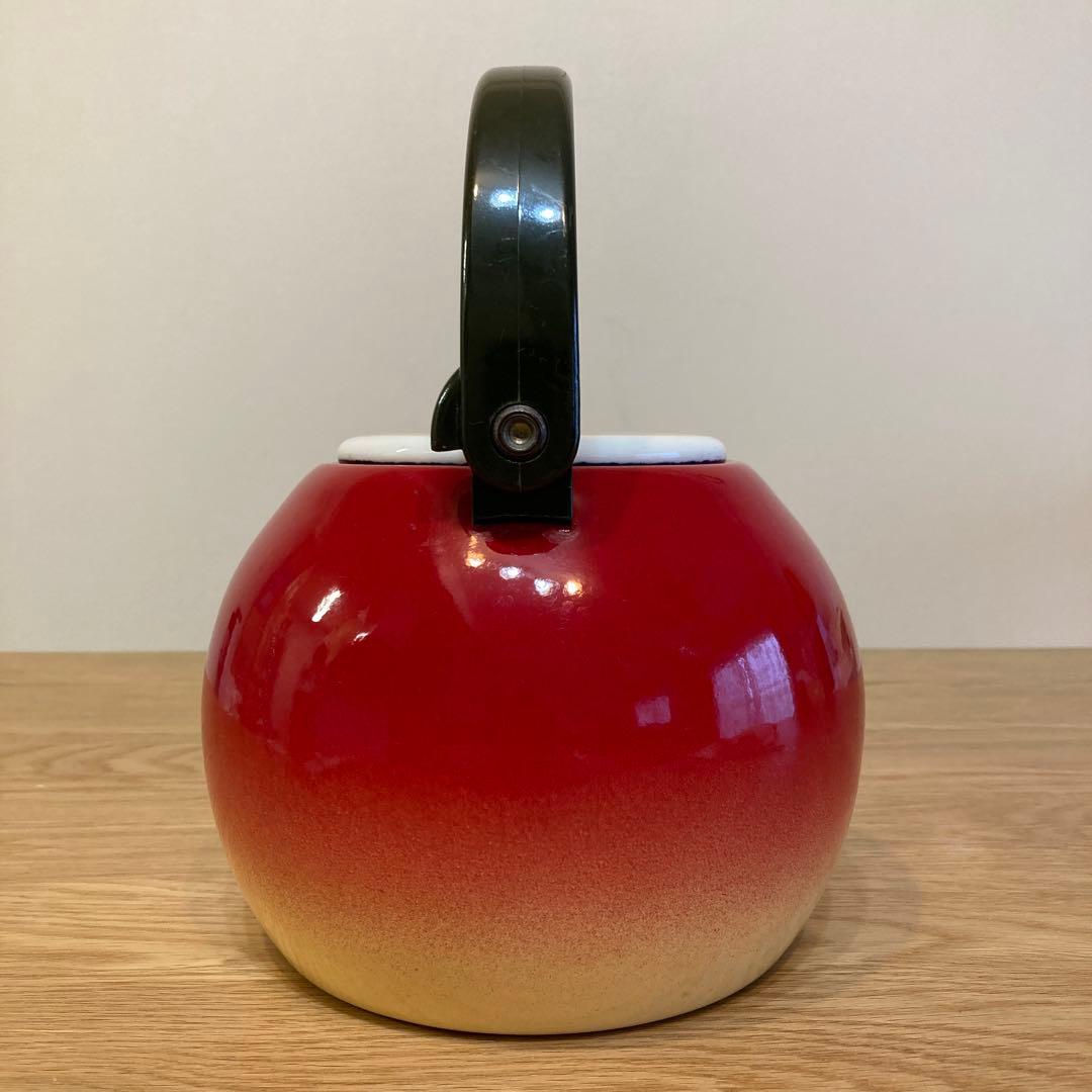 EJIRY エジリー ホーロー ケトル やかん フルーツ りんご 日本製