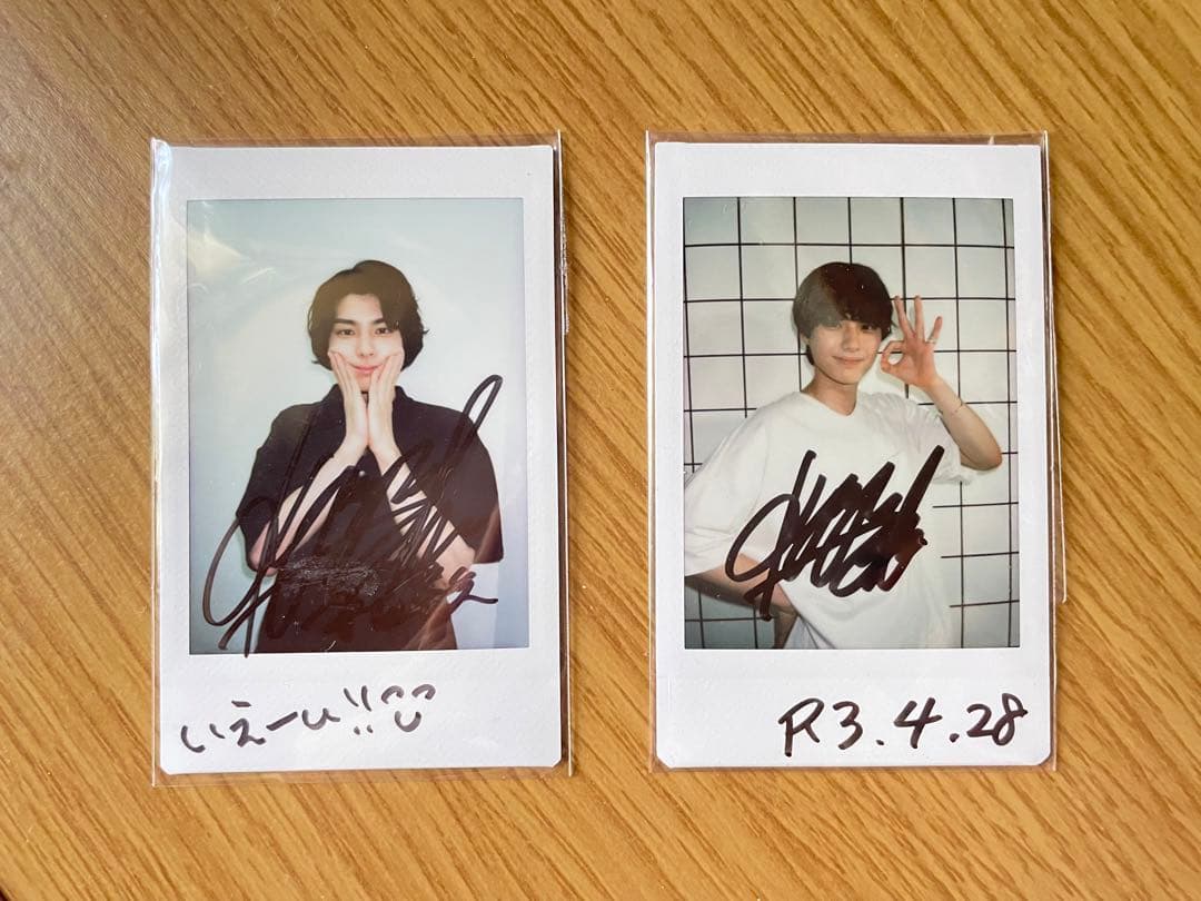 本田響矢くん 直筆サイン入り チェキ 2枚set - メルカリ
