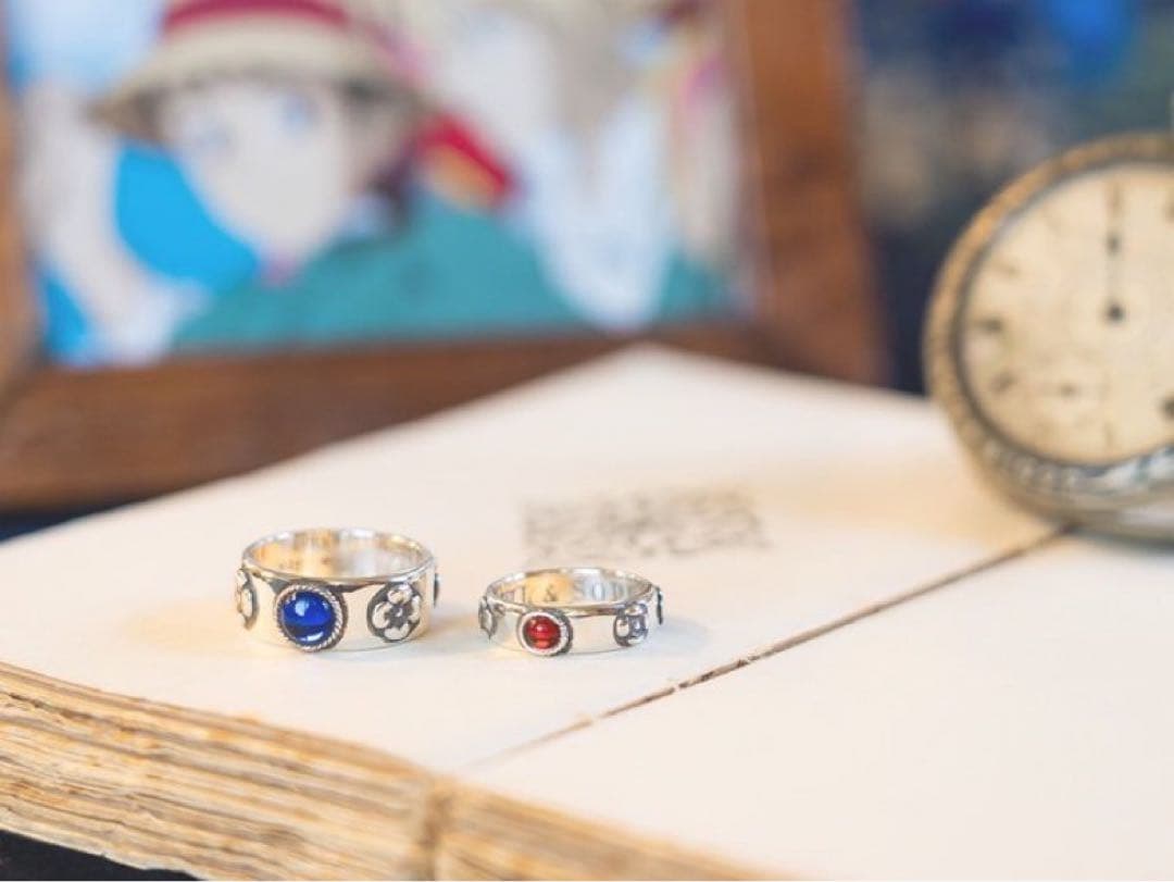 ジブリ美術館限定 ハウルの動く城 ハウル 指輪 青 19号 - メルカリ