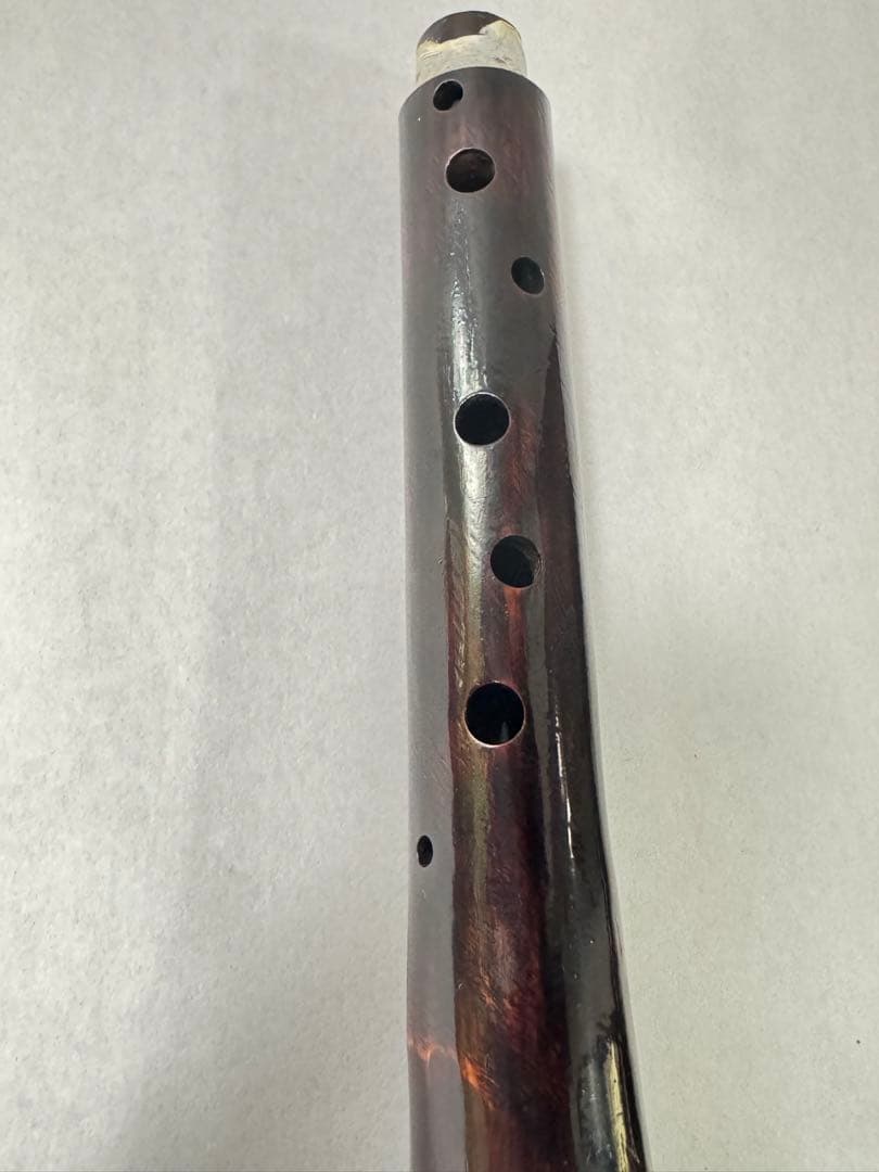 尺八　黒漆尺八　9孔尺八　1尺八寸 美品　柴田聖山考案