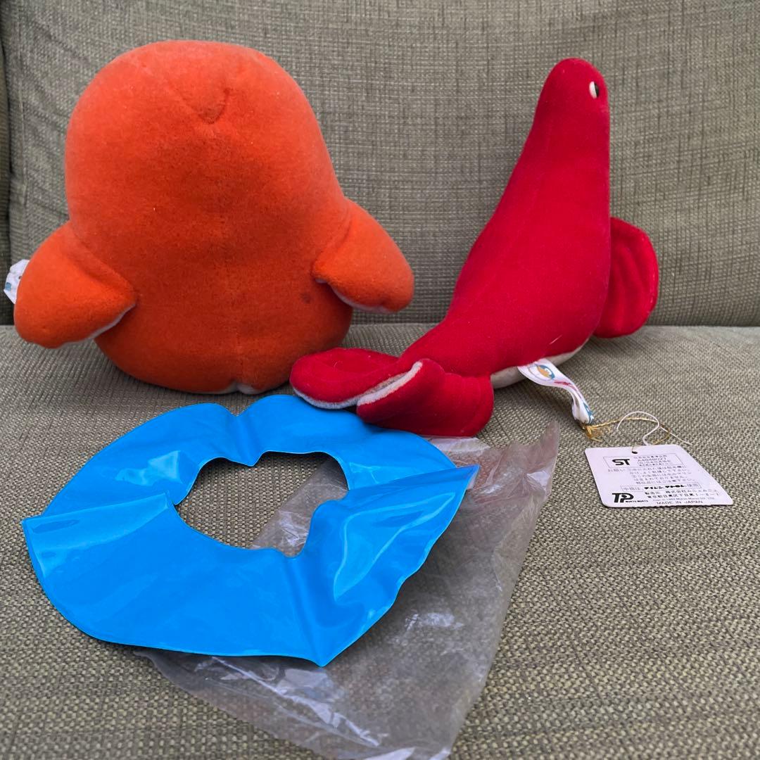 レトロ いつもいっしょのムニュムニュ♪ ペンギン＆アシカ＆浮き輪