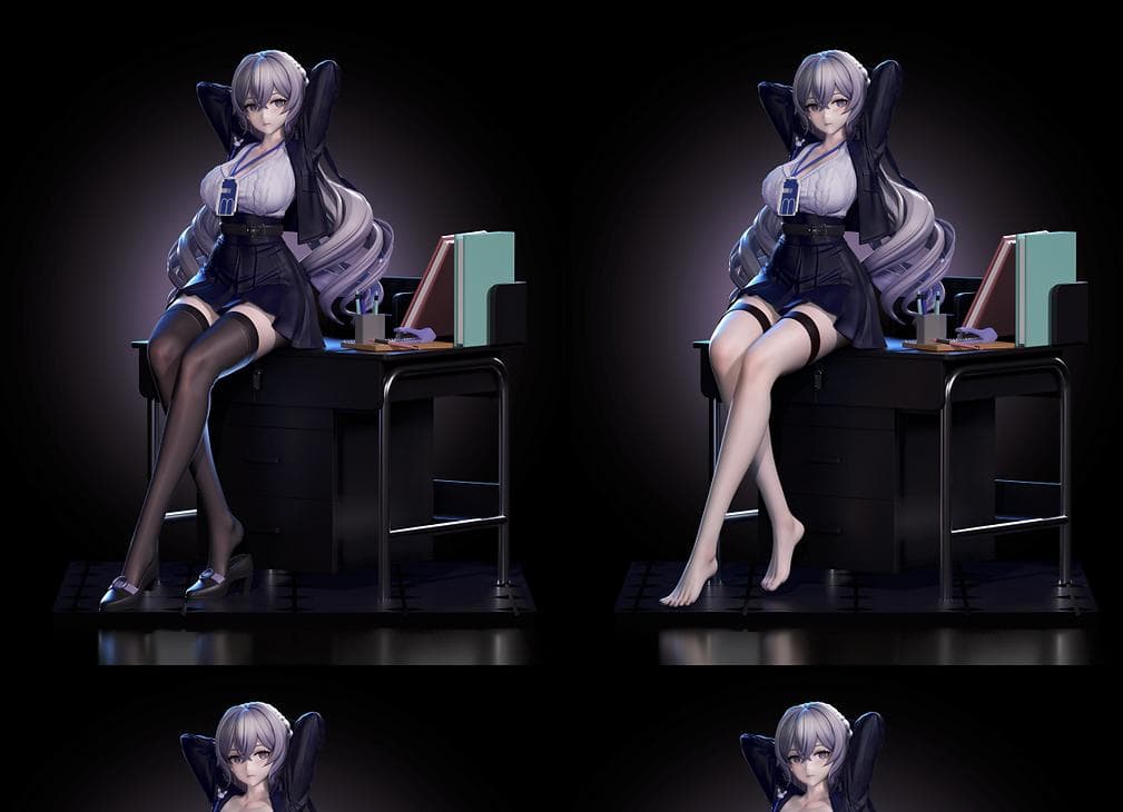 崩壊3rd ブローニャ・ザイチク フィギュア ガレージキット 塗装済完成