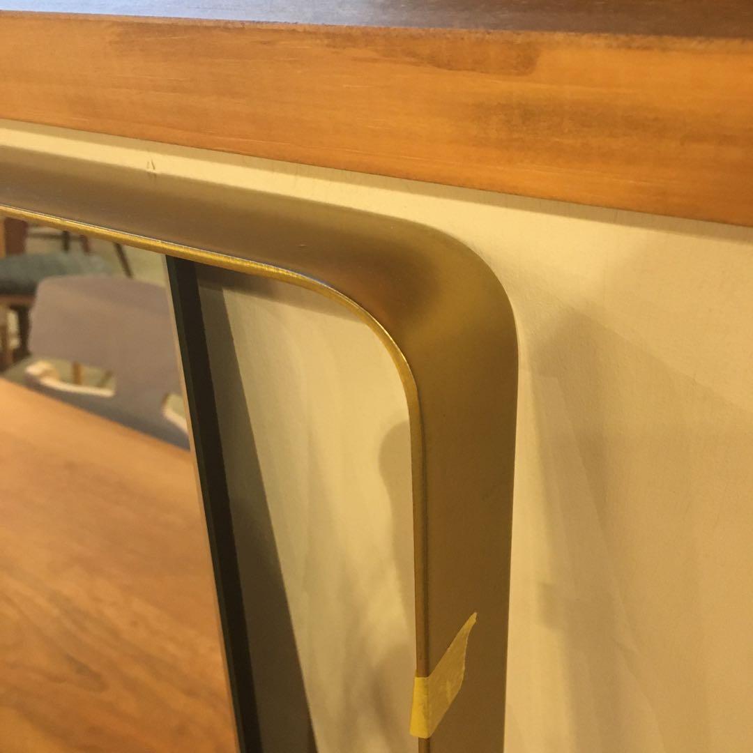 AXIS 壁掛けミラー　真鍮（ゴールド）