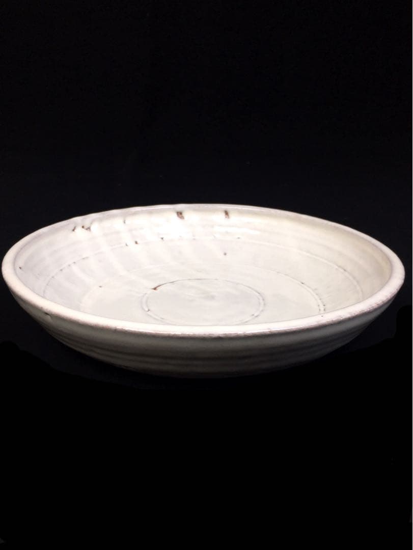 S231三輪栄造 萩皿・萩焼 共箱