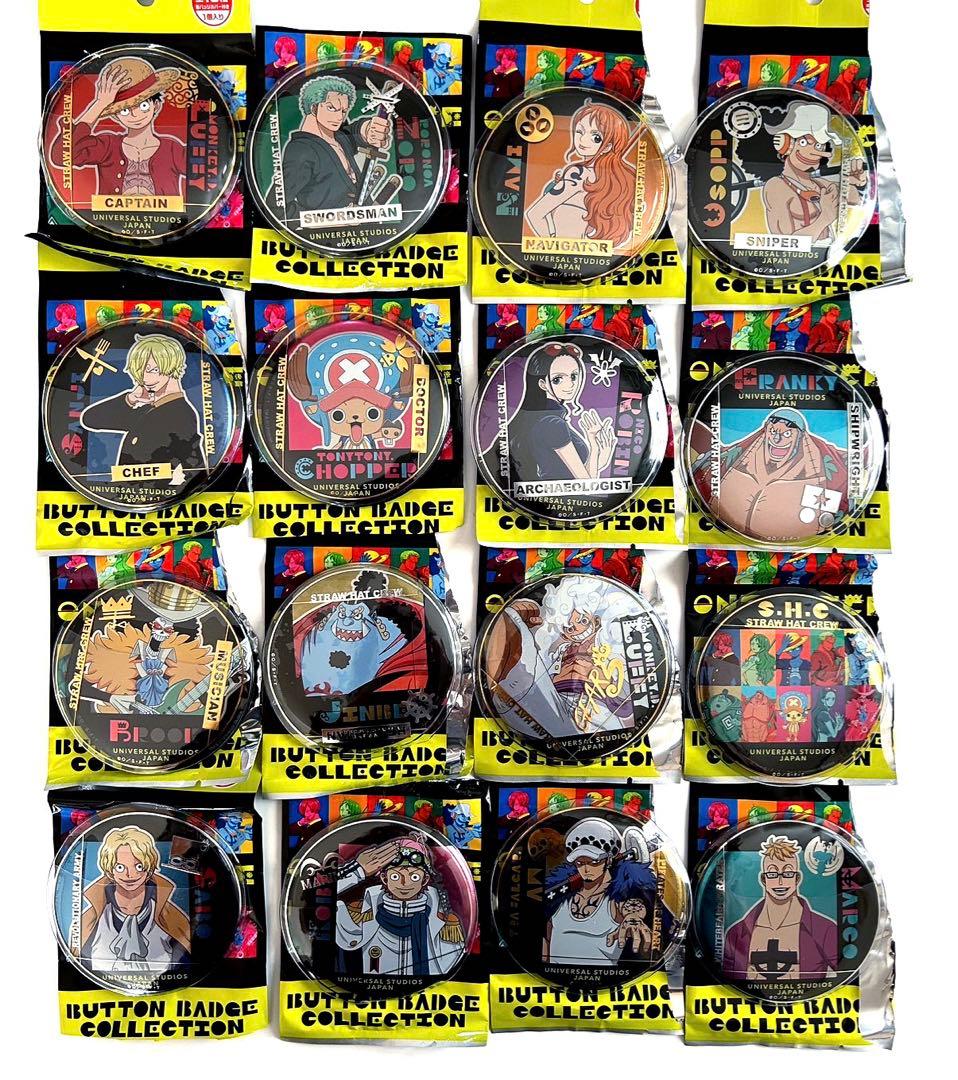 ワンピース USJ 缶バッジ コンプリート - メルカリ