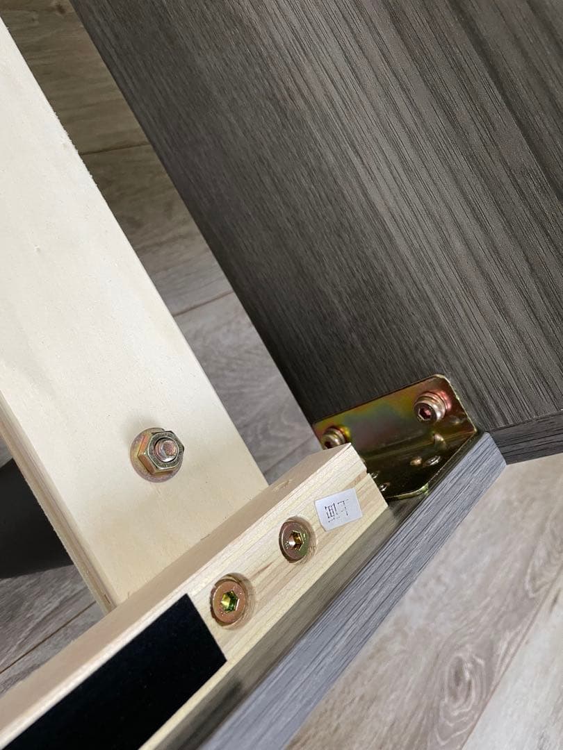 シングルベッドフレーム ダークグレー